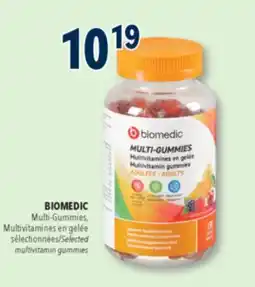 Familiprix BIOMEDIC Selected multivitamin gummies offer