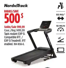 Canadian Tire NordicTrack EXP 5i Treadmill offer
