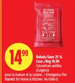 Canadian Tire Emergency Fire Blanket for Home & Kitchen offer