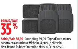 Canadian Tire Michelin Year-Round Rubber Protection Mats, 4-Pc offer