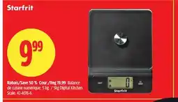 Canadian Tire Starfit 5kg Digital Kitchen Scale offer