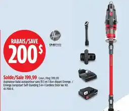 Canadian Tire Emerge Jumpstart Self-Standing 3-in-1 Cordless Stick Vac Kit offer