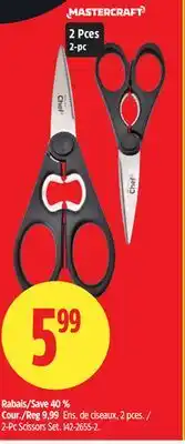 Canadian Tire Master Chef 2-Pc Scissors Set offer
