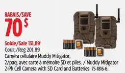 Canadian Tire Muddy Mitigator 2-Pk Cell Camera with SD Card and Batteries offer