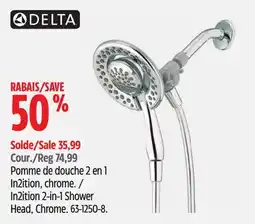 Canadian Tire In2ition 2-in-1 Shower Head, Chrome offer