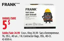 Canadian Tire XL Contractor Bags, 135L, 40-Ct offer