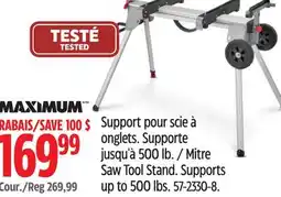 Canadian Tire Mitre Saw Tool Stand offer