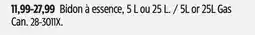 Canadian Tire 5L or 25L Gas Can offer