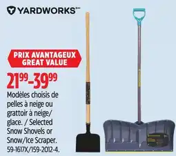 Canadian Tire Selected Snow Shovels or Snow/Ice Scraper offer