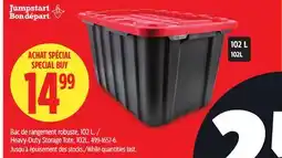 Canadian Tire Heavy-Duty Storage Tote offer