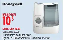 Canadian Tire 1-Gallon Warm Mist Humidifier offer