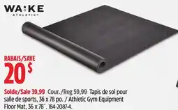 Canadian Tire WA:KE Athletic Gym Equipment Floor Mat, 36 x 78˝ offer