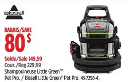 Canadian Tire Bissell Little Green Pet Pro offer