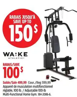 Canadian Tire WA:KE Adjustable 100-lb Multi-Functional Home Gym offer