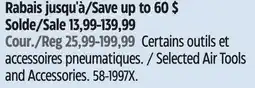 Canadian Tire Selected Air Tools and Accessories offer