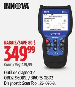 Canadian Tire Innova 3160RS OBD2 Diagnostic Scan Tool offer