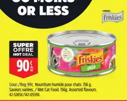 Canadian Tire Friskies Wet Cat Food offer