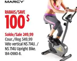 Canadian Tire MARCY NS 714U Upright Bike offer