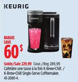 Canadian Tire Keurig K-Brew+Chill Single-Serve Coffeemaker offer