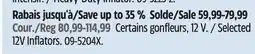 Canadian Tire Selected 12V Inflators offer