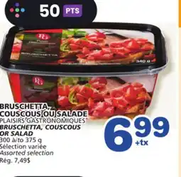 Marches Tradition PLAISIRS GASTRONOMIQUES BRUSCHETTA, COUSCOUS OR SALAD offer