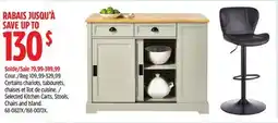 Canadian Tire Selected Kitchen Carts, Stools, Chairs and Island offer