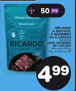 Marches Tradition RICARDO COOKIE, BROWNIES OR CAKE MIX offer