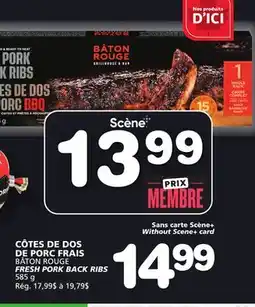 Marches Tradition BÂTON ROUGE FRESH PORK BACK RIBS offer