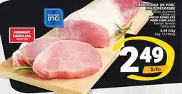 Marches Tradition FRESH BONELESS PORK LOIN HALF offer