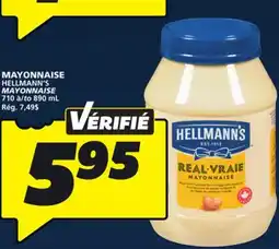 IGA HELLMANN'S MAYONNAISE offer