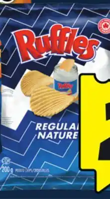 IGA RUFFLES CHIPS OR SNACKS offer