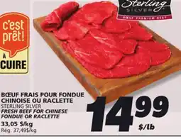 IGA STERLING SILVER FRESH BEEF FOR CHINESE FONDUE OR RACLETTE offer