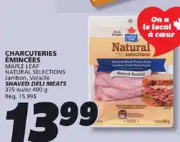 IGA MAPLE LEAF SHAVED DELI MEATS offer