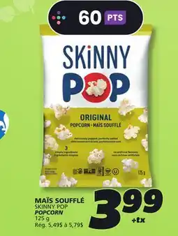 IGA SKINNY POP POPCORN offer