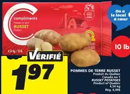 IGA RUSSET POTATOES offer