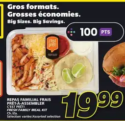 IGA C'EST PRÊT! FRESH FAMILY MEAL KIT offer