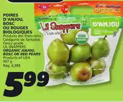 IGA LIL SNAPPERS ORGANIC ANJOU offer