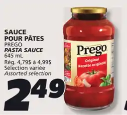 IGA PREGO PASTA SAUCE offer