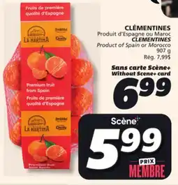 IGA CLEMENTINES offer