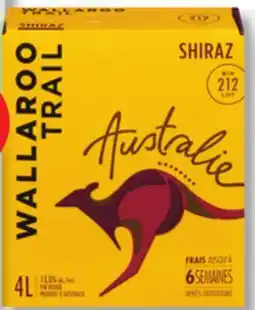IGA WALLAROO TRAIL WHITE OR RED WINE offer