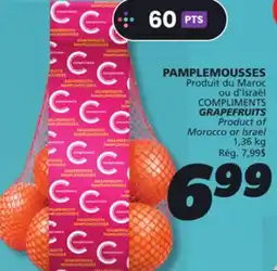 IGA COMPLIMENTS GRAPEFRUITS offer