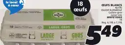 IGA NUTRI WHITE EGGS offer