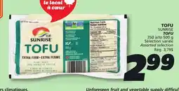IGA SUNRISE TOFU offer