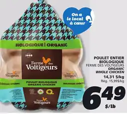 IGA ORGANIC WHOLE CHICKEN offer