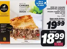IGA LAC BROME FROZEN COUNTRY STYLE DUCK POT PIE offer