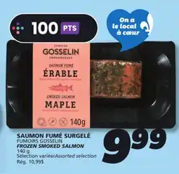IGA FUMOIRS GOSSELIN FROZEN SMOKED SALMON offer