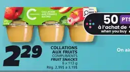 IGA COMPLIMENTS FRUIT SNACKS offer