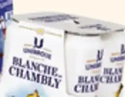 IGA UNIBROUE BLANCHE DE CHAMBLY BEER offer