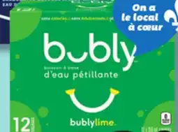 IGA BUBLY WATER-BASED DRINK offer