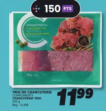 IGA COMPLIMENTS CHARCUTERIE TRIO offer